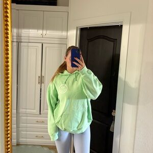 Green sweatshirt
